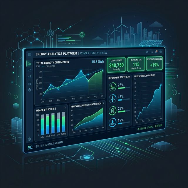 Energy analytics dashboard